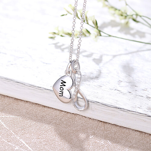 Infinity Love Necklace Sterling Silver