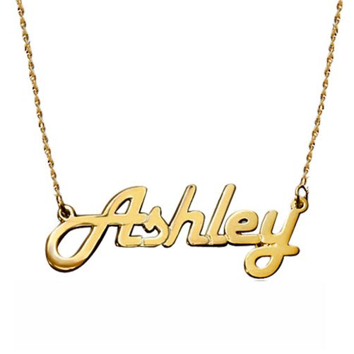 Name Necklace 18k Gold Plated Custom Made