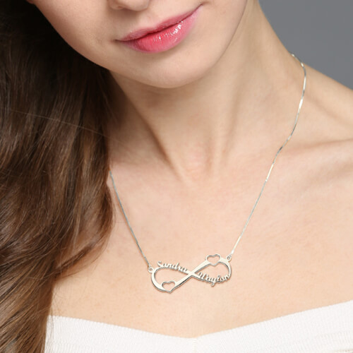 Infinity Hearts Necklace
